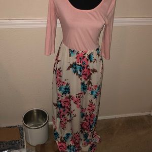 Sunday Best Dress mid sleeve to the floor